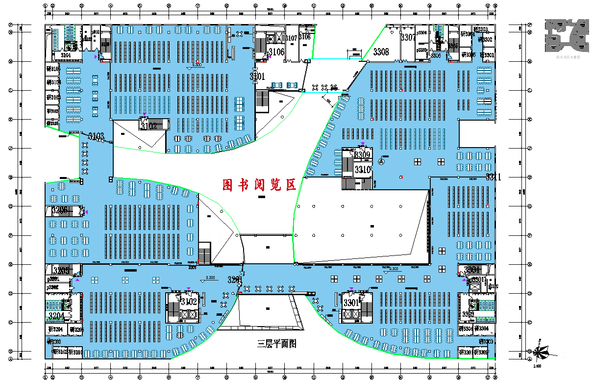 南京图书馆楼层分布图图片